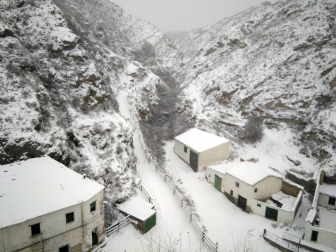 Estampas de todos los rincones de Navarra bajo el manto blanco caído el último día de febrero.