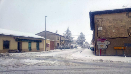 Estampas de todos los rincones de Navarra bajo el manto blanco caído el último día de febrero.