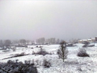 Estampas de todos los rincones de Navarra bajo el manto blanco caído el último día de febrero.