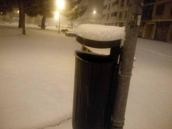 Estampas de todos los rincones de Navarra bajo el manto blanco caído el último día de febrero.