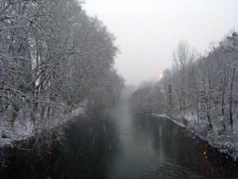 Nieve en Pamplona