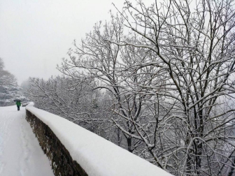 Nieve en Pamplona