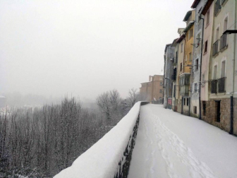 Nieve en Pamplona