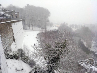 Nieve en Pamplona