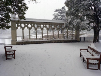 Nieve en Pamplona
