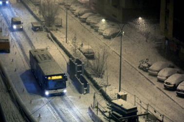 Nieve en Pamplona