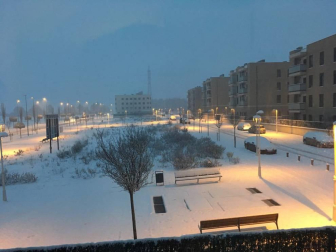 Nieve en Pamplona