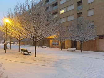 Nieve en Pamplona