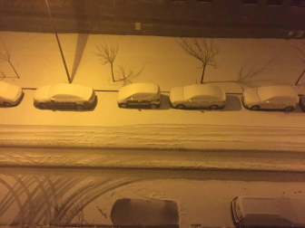 Nieve en Pamplona