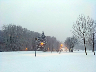 Nieve en Pamplona