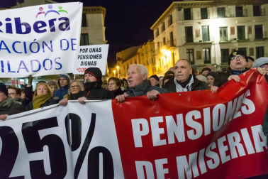 Tudela y Pamplona se han sumado a otras manifestaciones que ha habido en el resto del país para reclamar pensiones dignas.