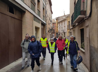 El buen tiempo acompaña a los peregrinos de la primera Javierada de 2018