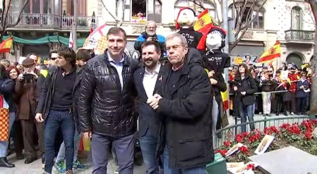 La Plataforma por Tabarnia celebra en Barcelona su primera gran manifestación