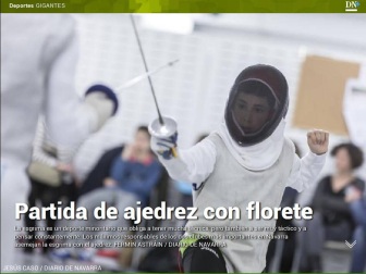 Además, la cantera del esgrima foral.