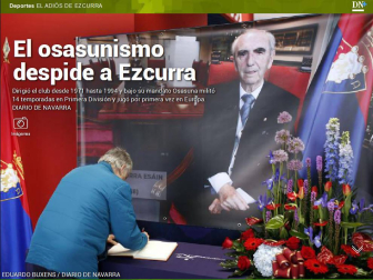 Además, la cantera del esgrima foral.