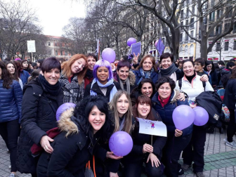 Imágenes enviadas por los lectores de Diario de Navarra de los actos relacionados con la conmemoración del Día Internacional de la Mujer.