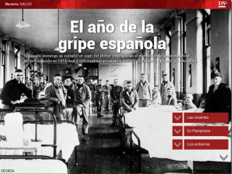 Además, ¿cómo afectó la gripe española en Navarra?,