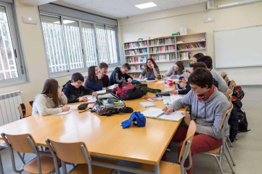 Estudiantes del IESO Bardenas Reales.