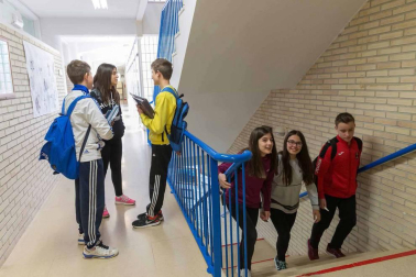 Estudiantes del IESO Bardenas Reales.