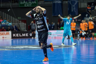 Osasuna Magna no pudo y cayó por la mínima, 2-1, contra el favorito Inter Movistar en cuartos de final de la Copa de España 2018 disputados en el Wizink Center de Madrid