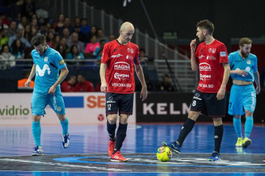 Osasuna Magna no pudo y cayó por la mínima, 2-1, contra el favorito Inter Movistar en cuartos de final de la Copa de España 2018 disputados en el Wizink Center de Madrid
