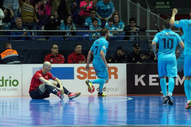 Osasuna Magna no pudo y cayó por la mínima, 2-1, contra el favorito Inter Movistar en cuartos de final de la Copa de España 2018 disputados en el Wizink Center de Madrid