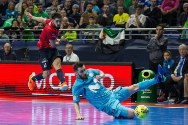 Osasuna Magna no pudo y cayó por la mínima, 2-1, contra el favorito Inter Movistar en cuartos de final de la Copa de España 2018 disputados en el Wizink Center de Madrid