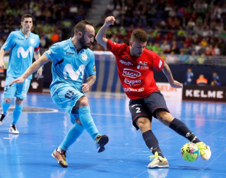 Osasuna Magna no pudo y cayó por la mínima, 2-1, contra el favorito Inter Movistar en cuartos de final de la Copa de España 2018 disputados en el Wizink Center de Madrid