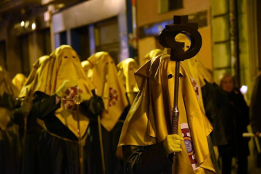 La imagen salió este viernes 16 de marzo de la iglesia de San Lorenzo y recorrió el tradicional tryecto hasta la seo pamplonesa.