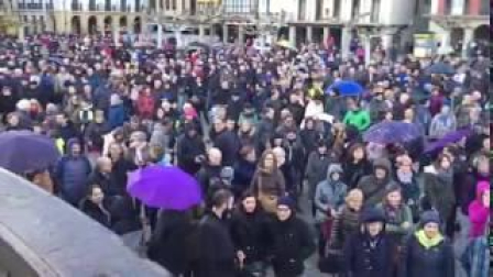 Manifestación en Pamplona por unas pensiones dignas