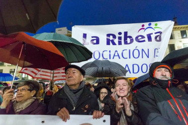 Manifestación en Tudela por las pensiones dignas.
