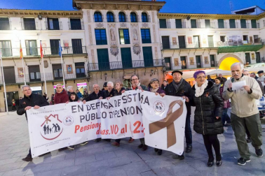 Manifestación en Tudela por las pensiones dignas.