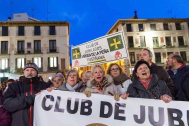 Manifestación en Tudela por las pensiones dignas.