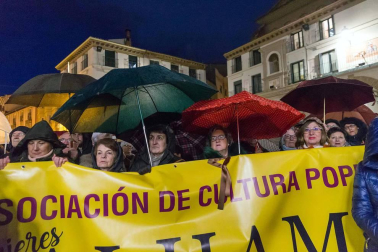Manifestación en Tudela por las pensiones dignas.