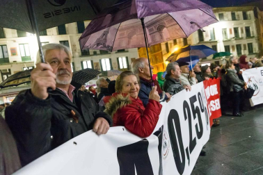 Manifestación en Tudela por las pensiones dignas.