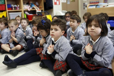 Alumnado del colegio Jesuitas Pamplona.