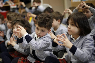 Alumnado del colegio Jesuitas Pamplona.