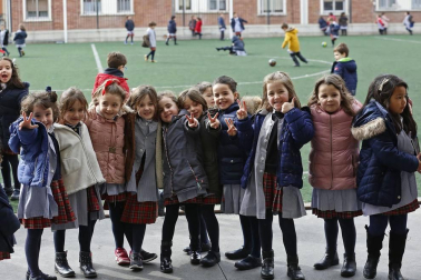 Alumnado del colegio Jesuitas Pamplona.