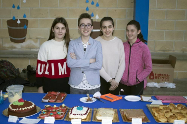 El colegio Nuestra Señora del Puy de Estella acogió la fiesta final de la VI Jornada Solidaria, que este centro educativo organiza junto al colegio Mater Dei de Ayegui. En esta ocasión, lo recaudado servirá para poner en marcha un proyecto en Honduras. Durante toda la tarde, los que se acercaron a esta celebración pudieron disfrutar de hinchables, globoflexia, subasta de arte, juegos para niños, teatro, música y un bingo.