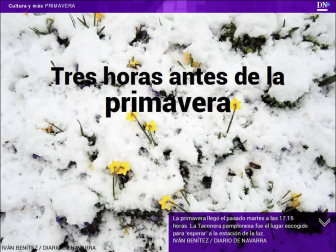 Además, la parada de la migración de las cigüeñas en Navarra.
