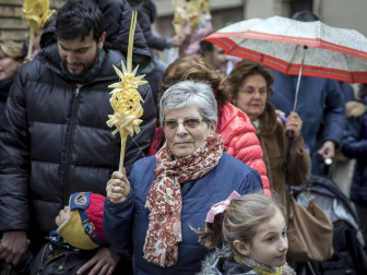 Galería de imágenes de Domingo de Ramos en Pamplona.