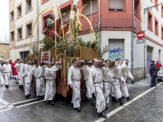 Galería de imágenes de Domingo de Ramos en Pamplona.