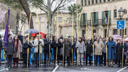 Galería de imágenes de Domingo de Ramos en Pamplona.
