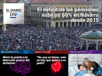Además, Amaia Romero se prodiga por Pamplona.