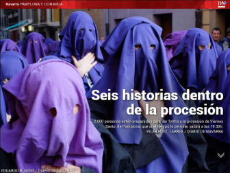 Además, seis historias de la procesión del Viernes Santo.