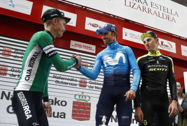 El ciclista murciano Alejandro Valverde (Movistar Team) ganó este sábado el 'XX Gran Premio Miguel Induráin', disputado sobre 186 kilómetros con salida y llegada en  Estella.