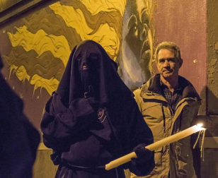 Imágenes de la procesión de Viernes Santo en Estella.