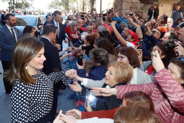 Los Reyes, en la misa de Resurrección en Palma