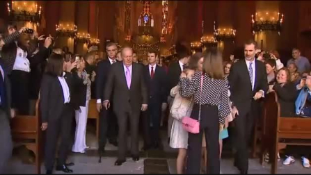Las reinas Letizia y doña Sofía, protagonistas en la misa de resurrección de Palma