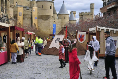 La plaza Carlos III El Noble de Olite ha acogido la grabación del programa de TVE Masterchef.